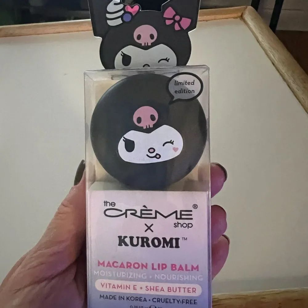 The Crème Shop x Kuromi Limited Edition Macaron Lip Balm NEW